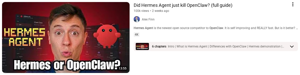 Did Hermes Agent just kill OpenClaw? (full guide)